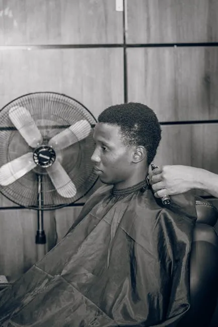 Portret van de barbier van Bram's Barbershop