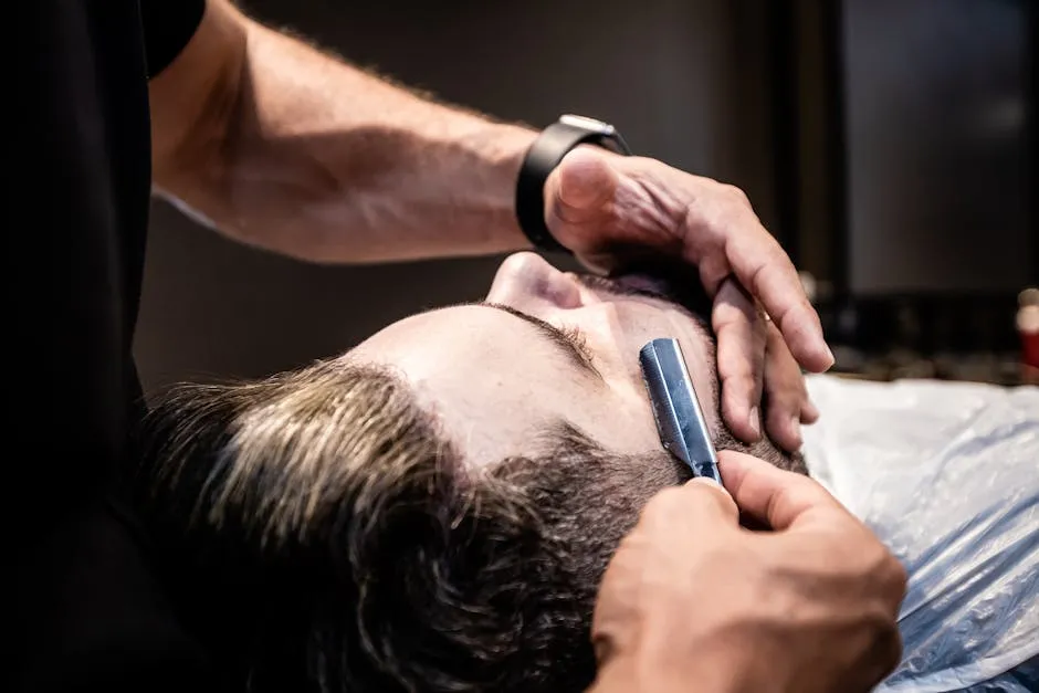Hot towel shave bij Bram's Barbershop